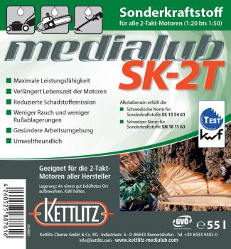 KETTLITZ-Medialub SK-2 T - 2 Takt Sonderkraftstoff 55 Liter